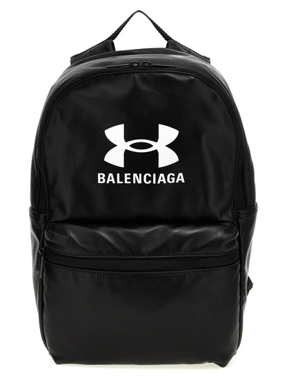 Mochila Balenciaga de piel de cordero bicolor