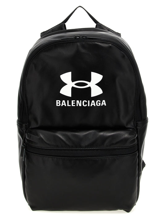 Mochila Balenciaga de piel de cordero bicolor