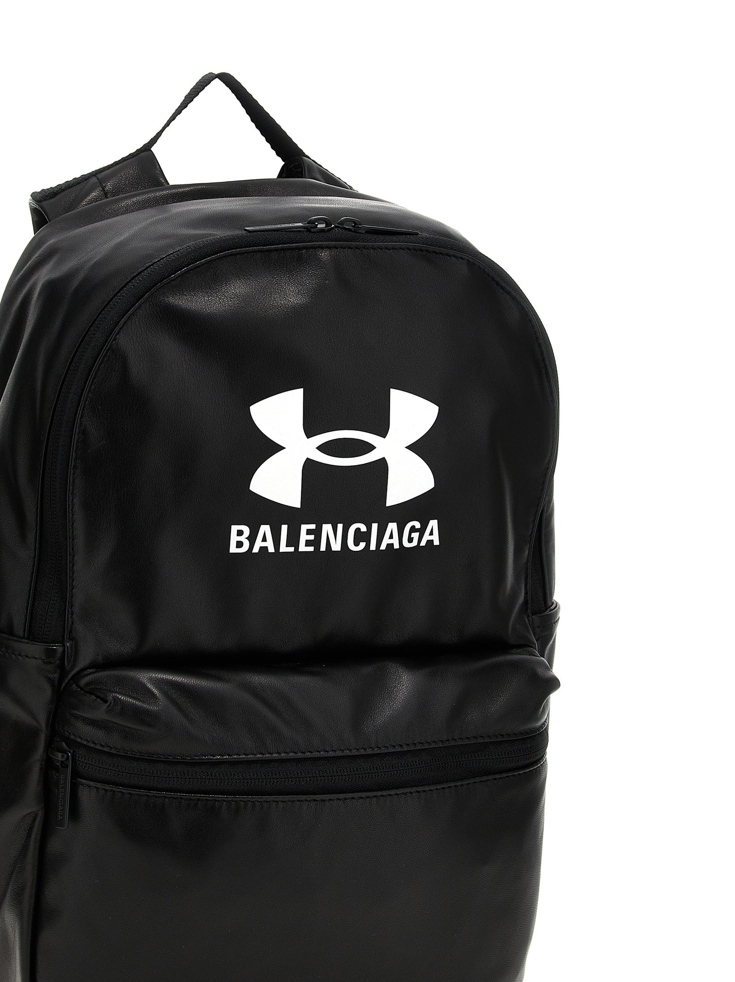 Mochila Balenciaga de piel de cordero bicolor