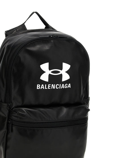 Mochila Balenciaga de piel de cordero bicolor