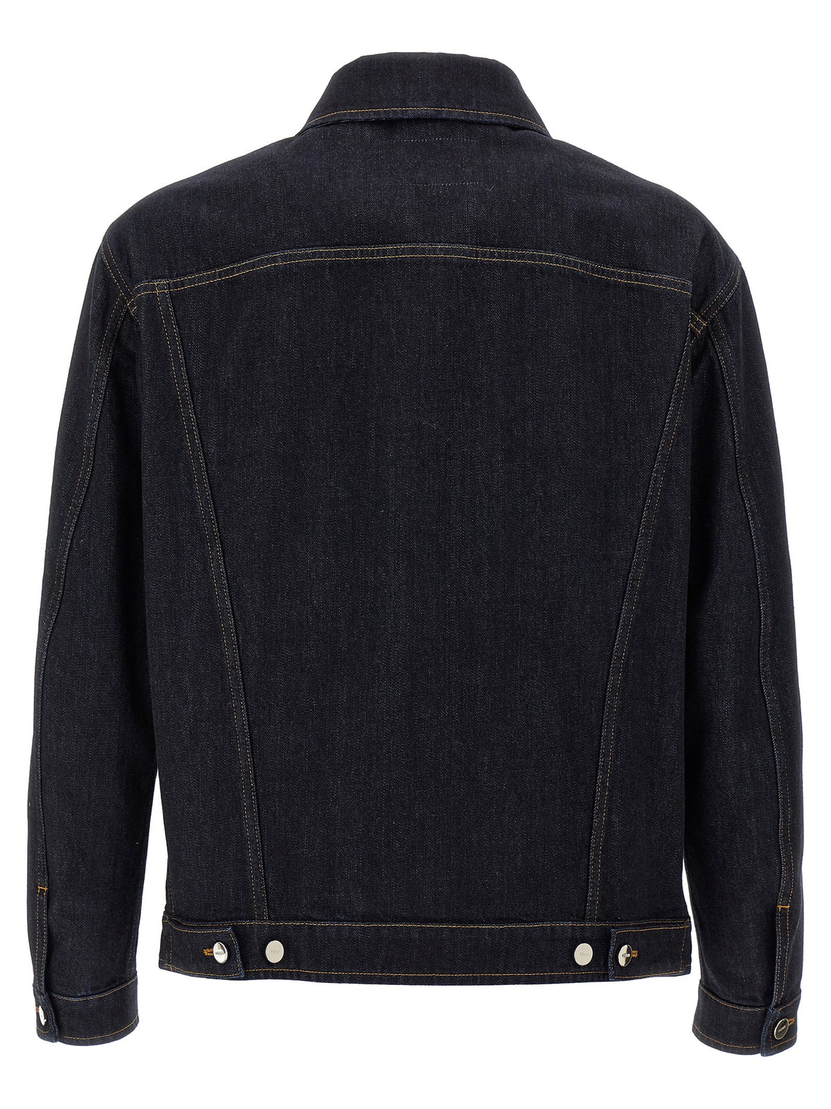 Chaqueta Vaquera De Denim De Algodón En Color Azul Fendi