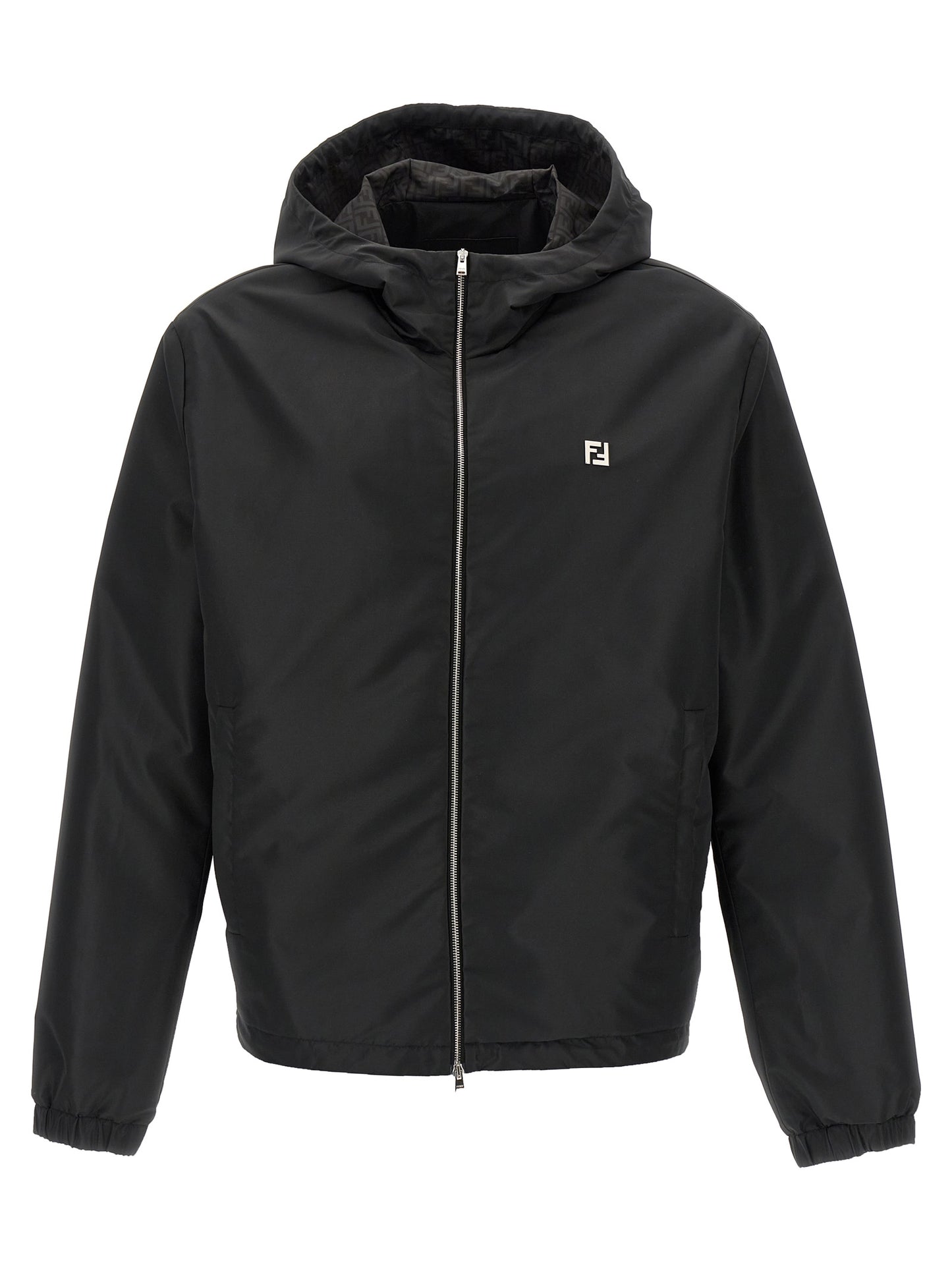 Chaqueta Fendi de poliéster negro