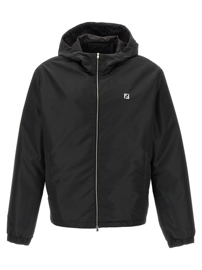 Chaqueta Fendi de poliéster negro