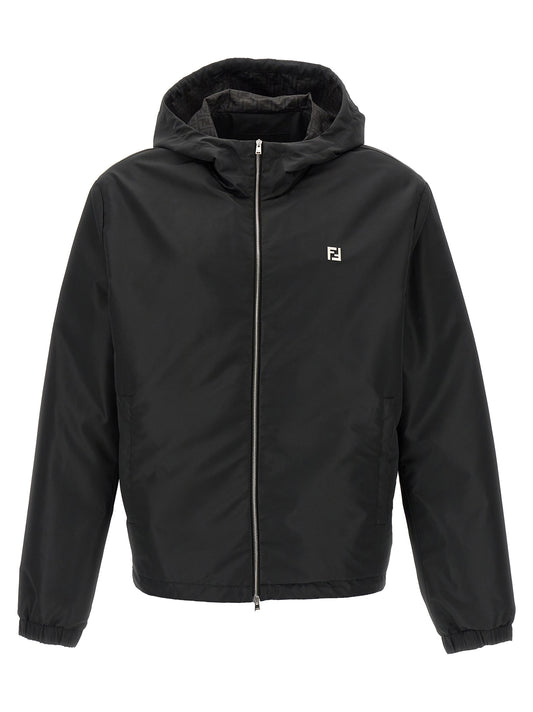 Chaqueta Fendi de poliéster negro