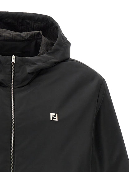 Chaqueta Fendi de poliéster negro