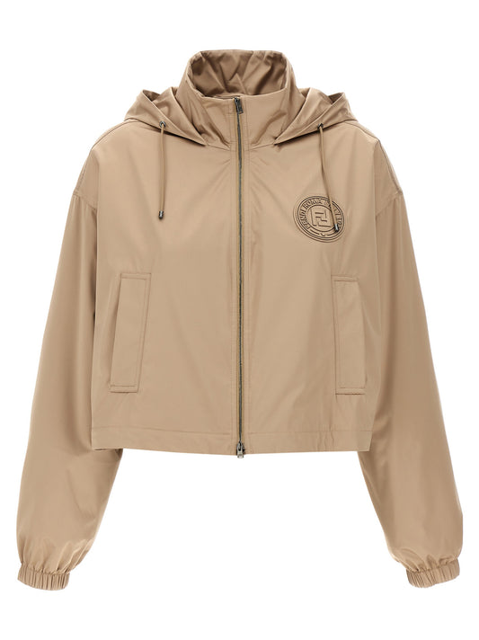 Chaqueta Fendi de poliéster marrón