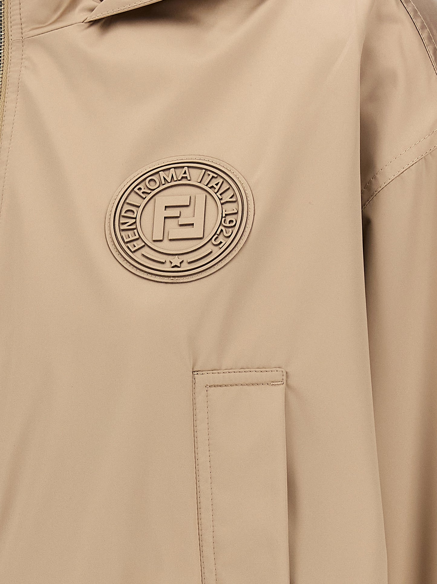 Chaqueta Fendi de poliéster marrón