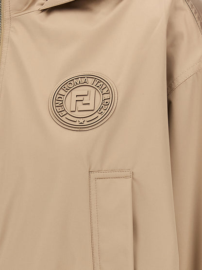 Chaqueta Fendi de poliéster marrón