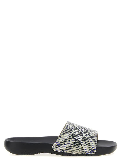 Chanclas Burberry De Poliuretano Acabado Multicolor