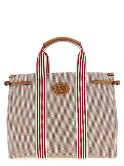 Bolso de mano Valentino Garavani multicolor de algodón