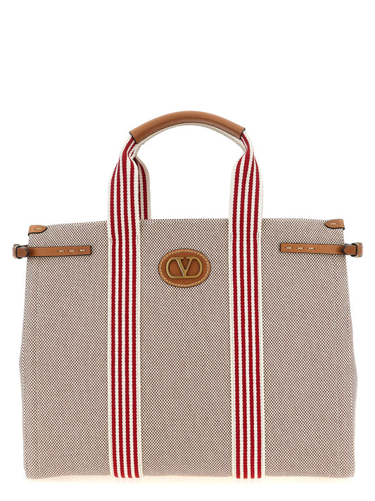Bolso de mano Valentino Garavani multicolor de algodón
