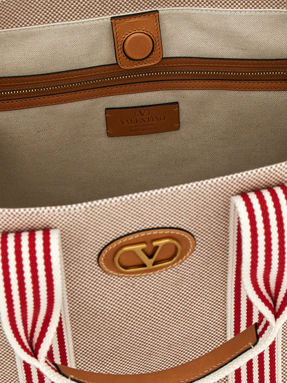 Bolso de mano Valentino Garavani multicolor de algodón