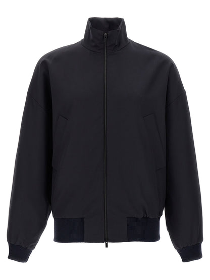 Chaqueta larga Fear Of God de lana virgen azul