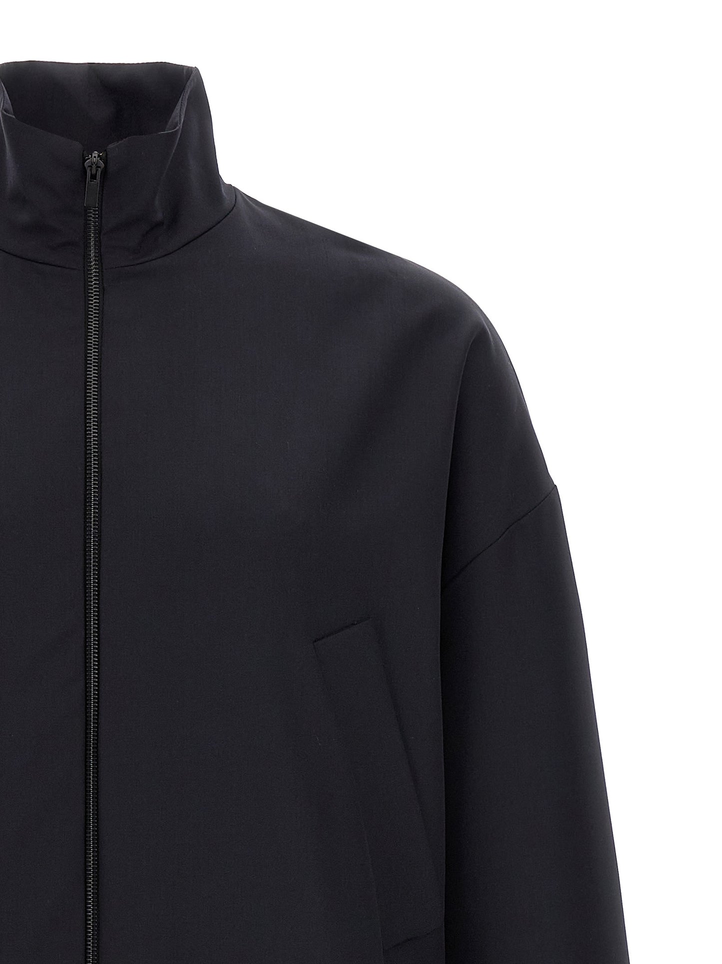 Chaqueta larga Fear Of God de lana virgen azul
