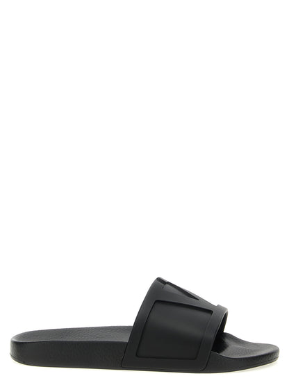 Valentino Garavani Coolside Black Plastic Sandals