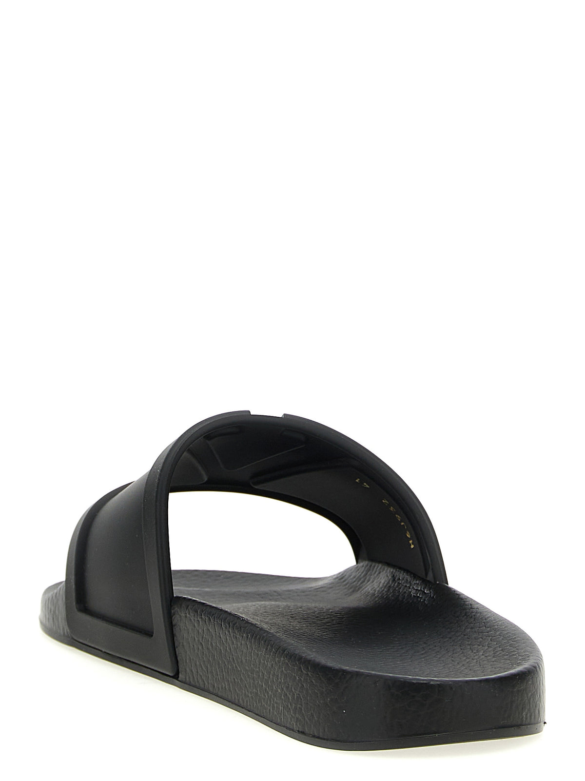 Valentino Garavani Coolside Black Plastic Sandals