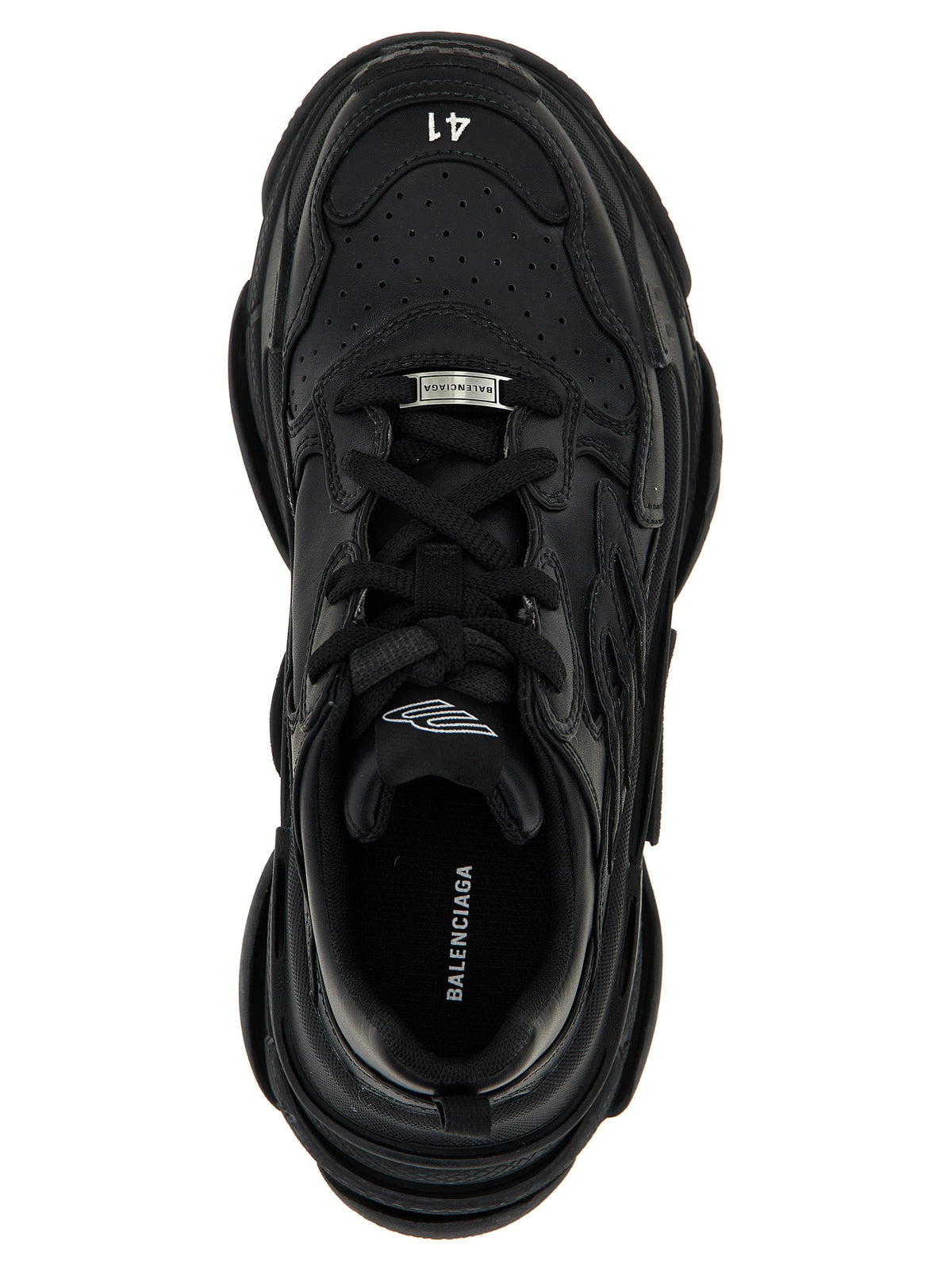 Balenciaga Zapatillas Deportivas De Polietileno Negras