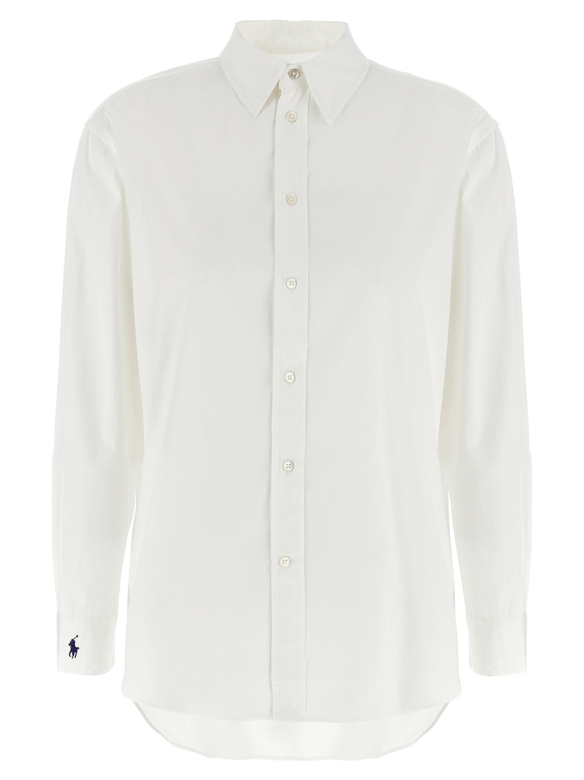 Camisa Polo Ralph Lauren De Algodón Blanco Corte Relajado