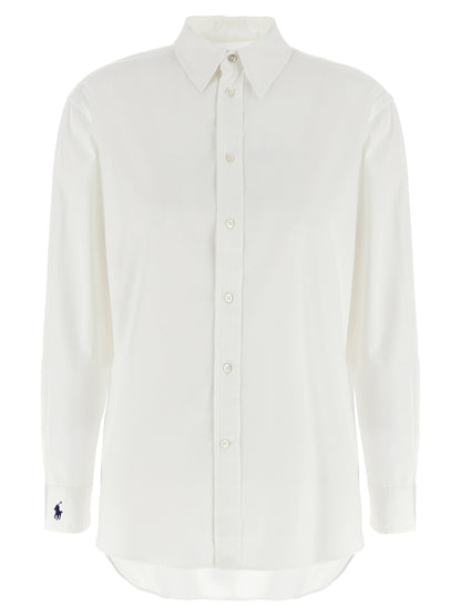 Camisa Polo Ralph Lauren De Algodón Blanco Corte Relajado