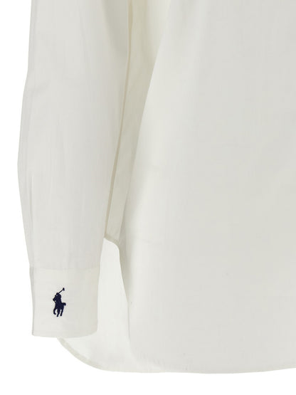 Camisa Polo Ralph Lauren De Algodón Blanco Corte Relajado