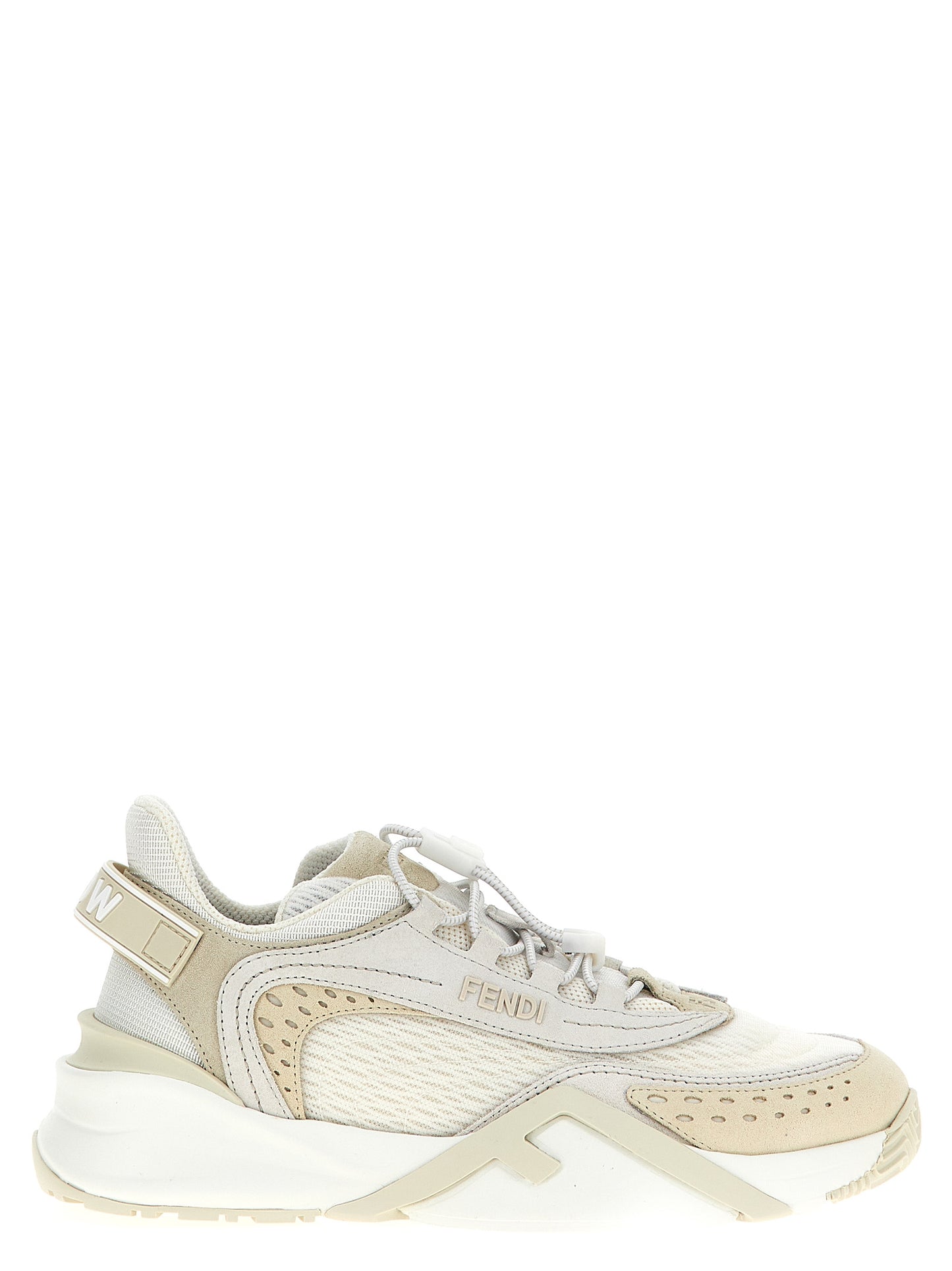 Zapatillas deportivas de poliéster blanco Fendi