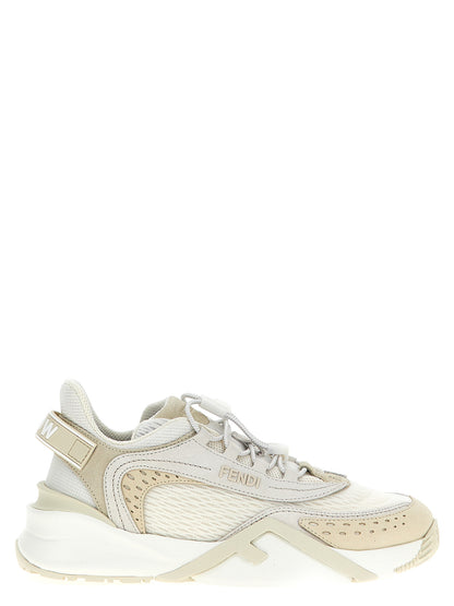 Zapatillas deportivas de poliéster blanco Fendi