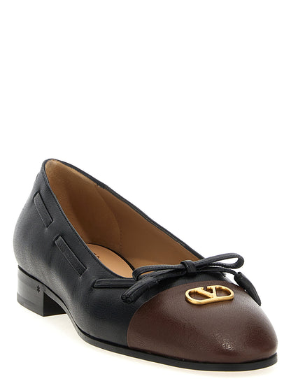 Valentino Garavani Multicolor Calfskin Ballerinas