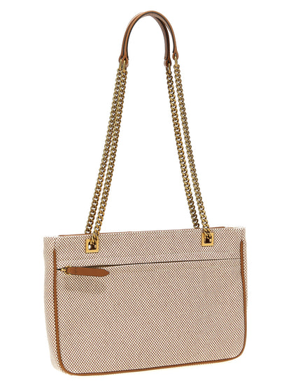 Valentino Garavani Natural Beige Cotton Tote Bag