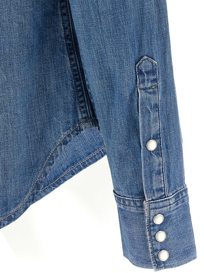 Chemisier en Coton Bleu Style Classique Polo Ralph Lauren