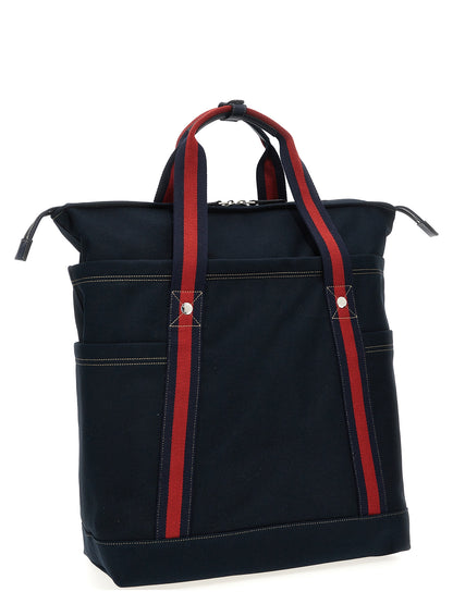 Gucci Sac cabas en coton bleu - Grande capacité