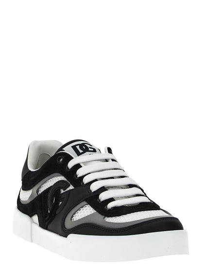 Zapatillas Dolce & Gabbana de piel de becerro bicolor