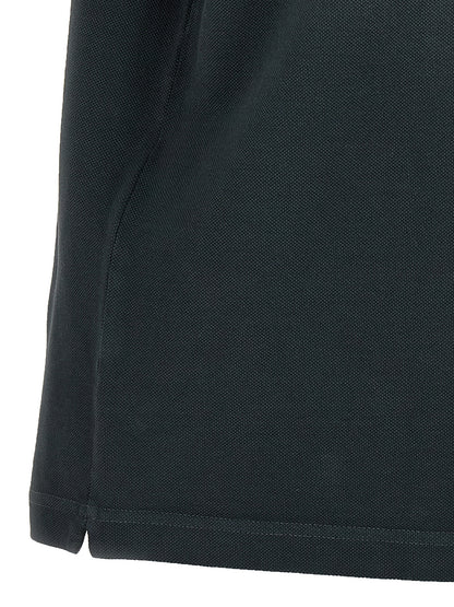 Polo de algodón gris Alexander McQueen