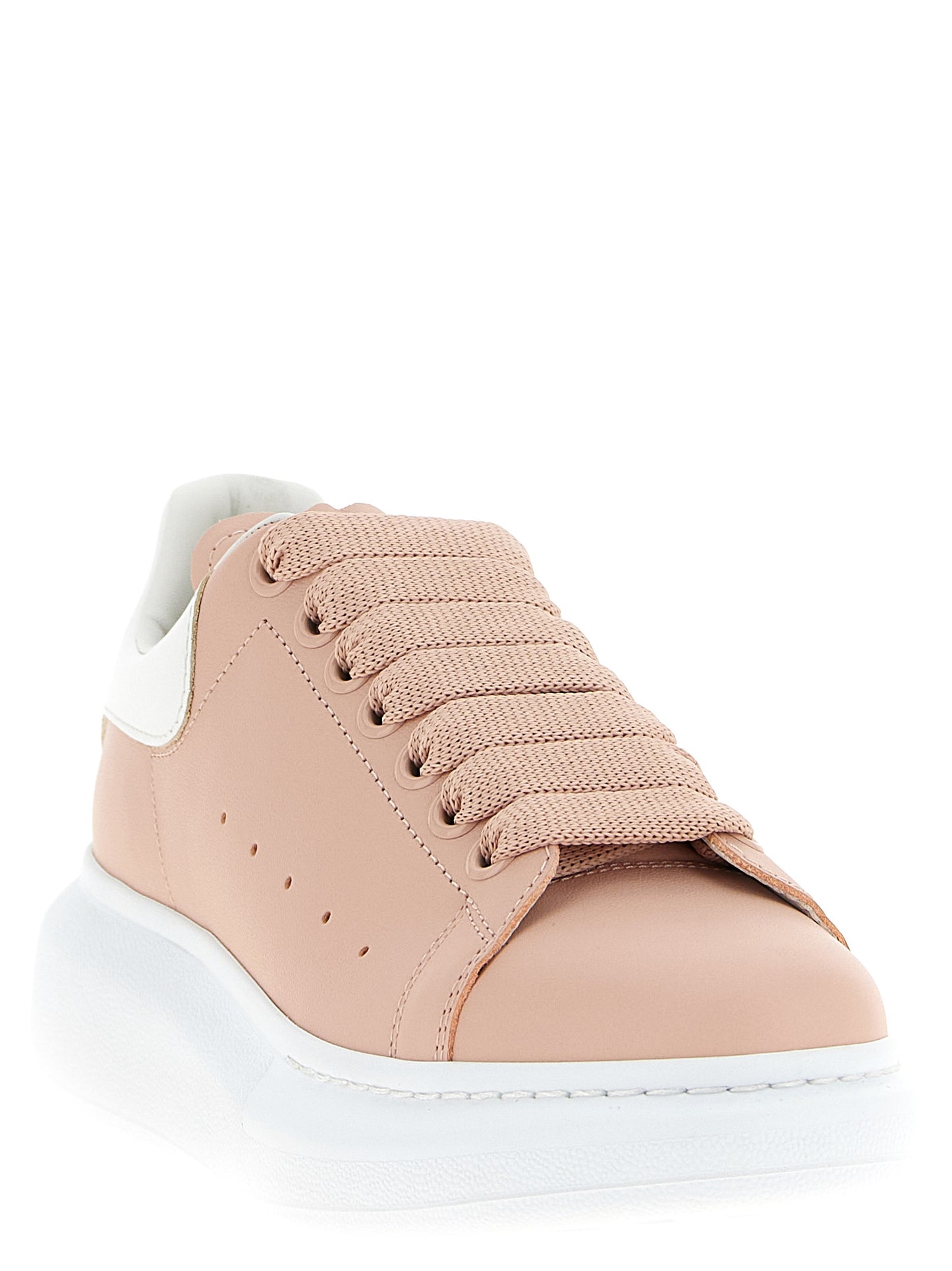 Zapatillas Gruesas de Piel de Becerro Multicolor Alexander McQueen