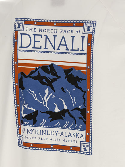 T-shirt The North Face en coton blanc imprimé