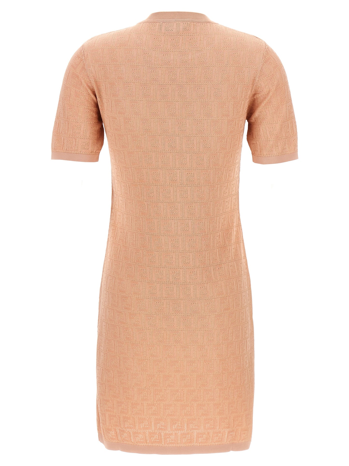 Robe courte Fendi en coton multicolore