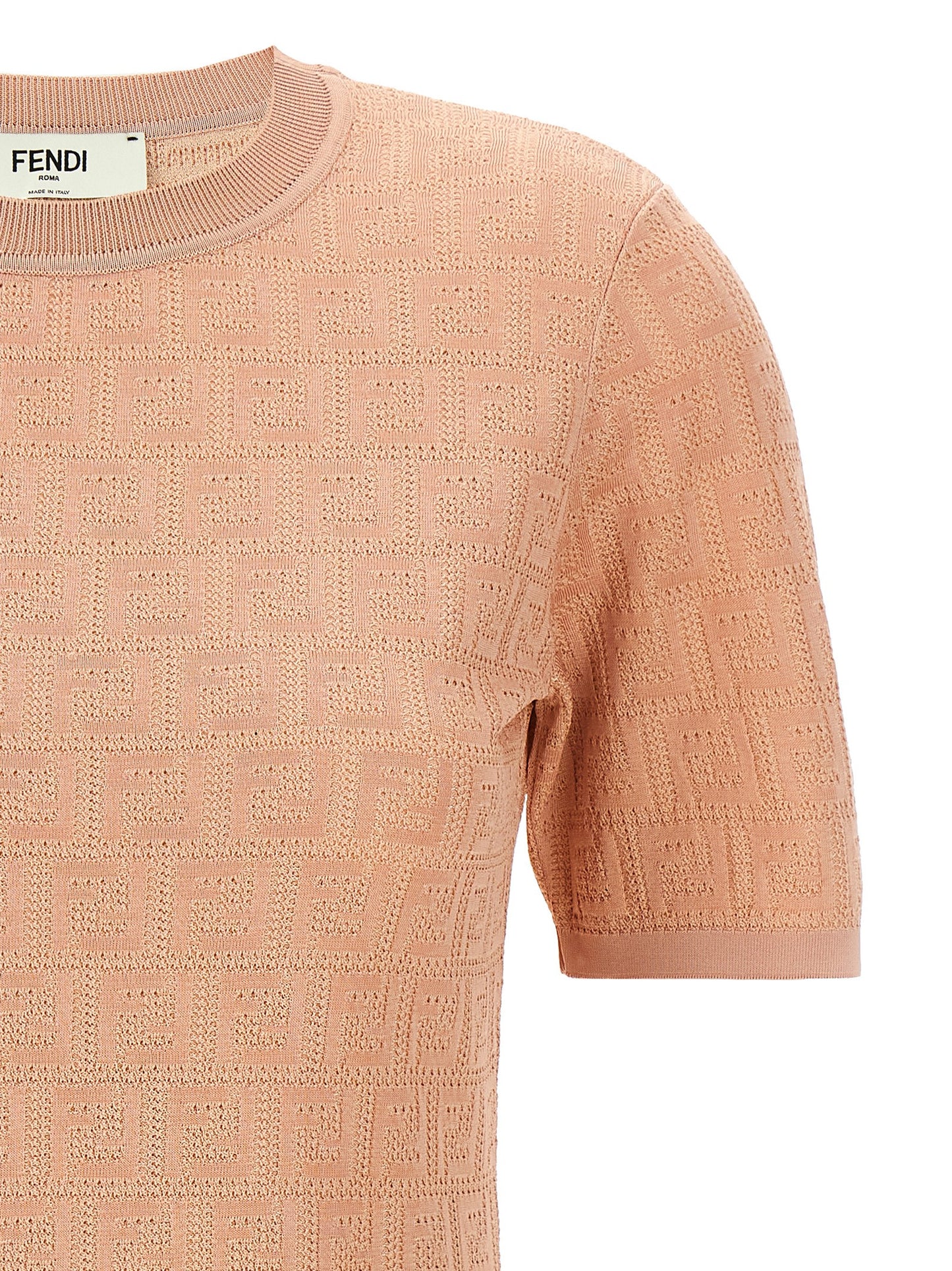 Robe courte Fendi en coton multicolore
