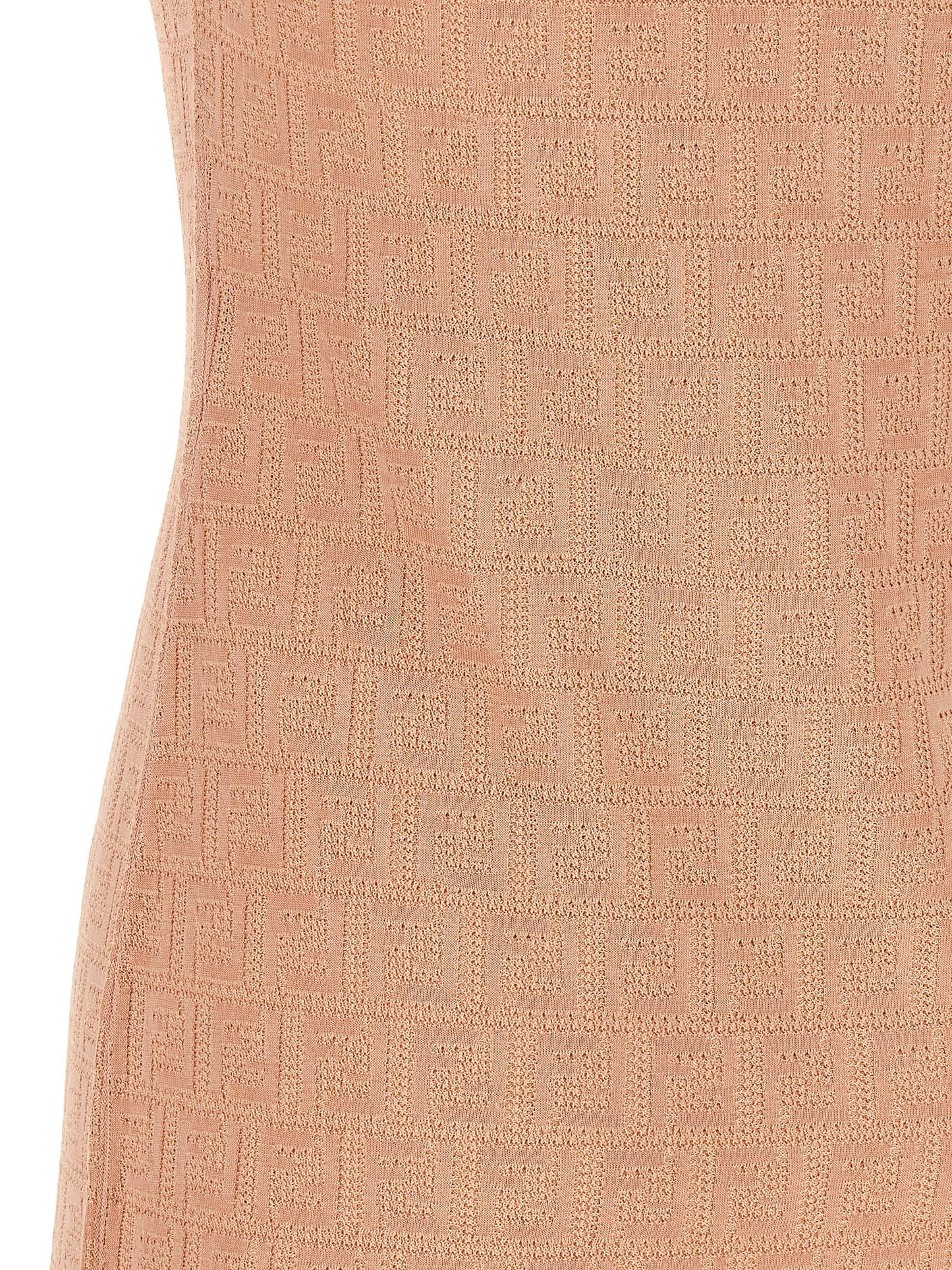 Robe courte Fendi en coton multicolore