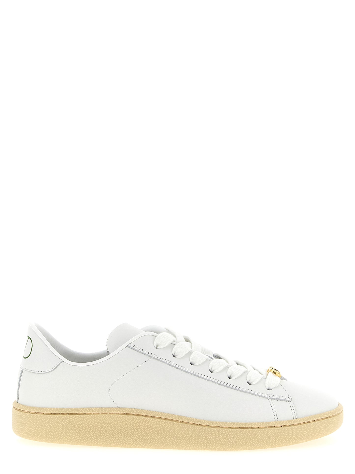 Baskets Valentino Garavani Royco blanches en cuir de veau