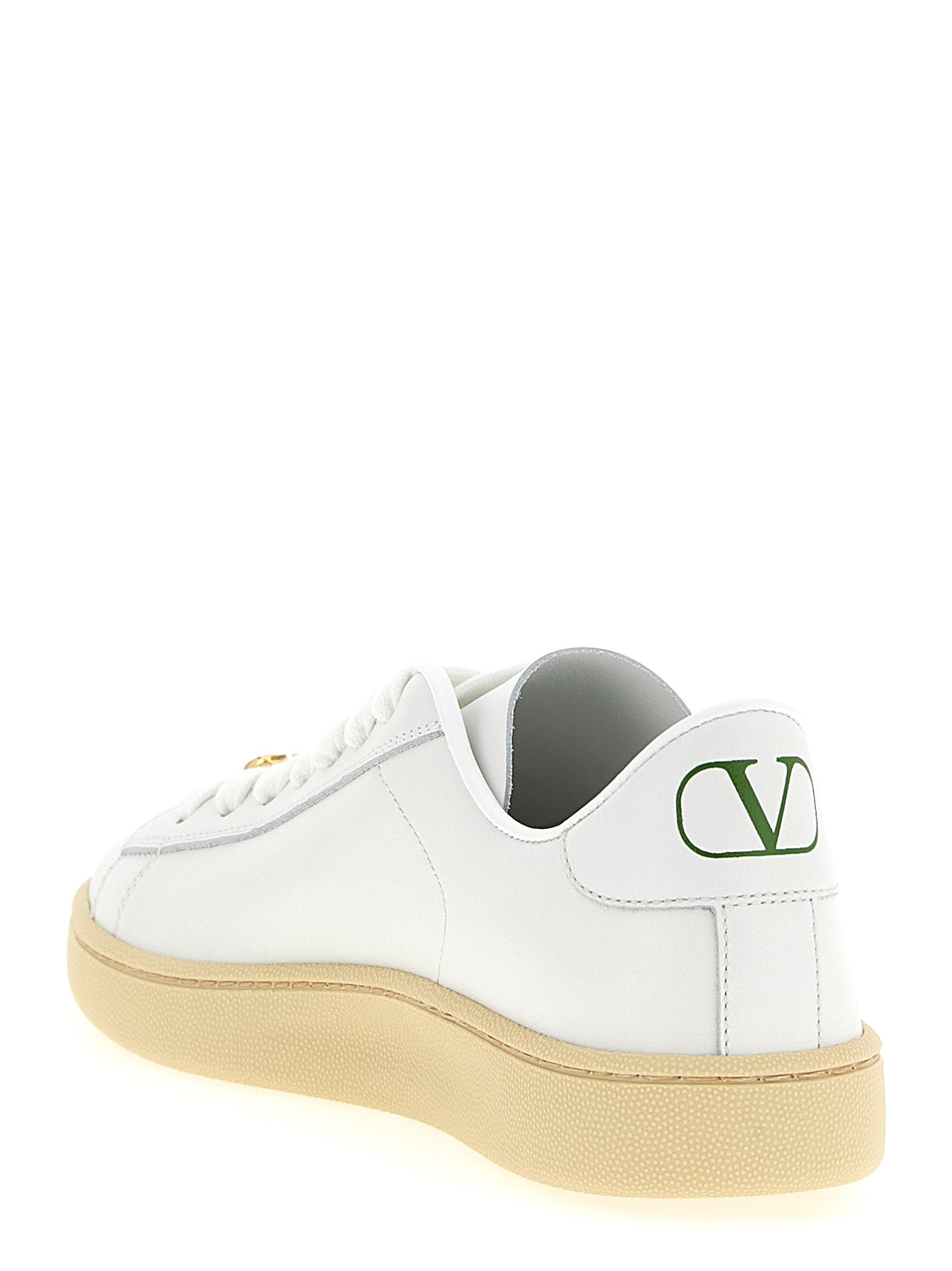 Baskets Valentino Garavani Royco blanches en cuir de veau