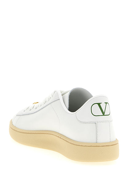 Baskets Valentino Garavani Royco blanches en cuir de veau