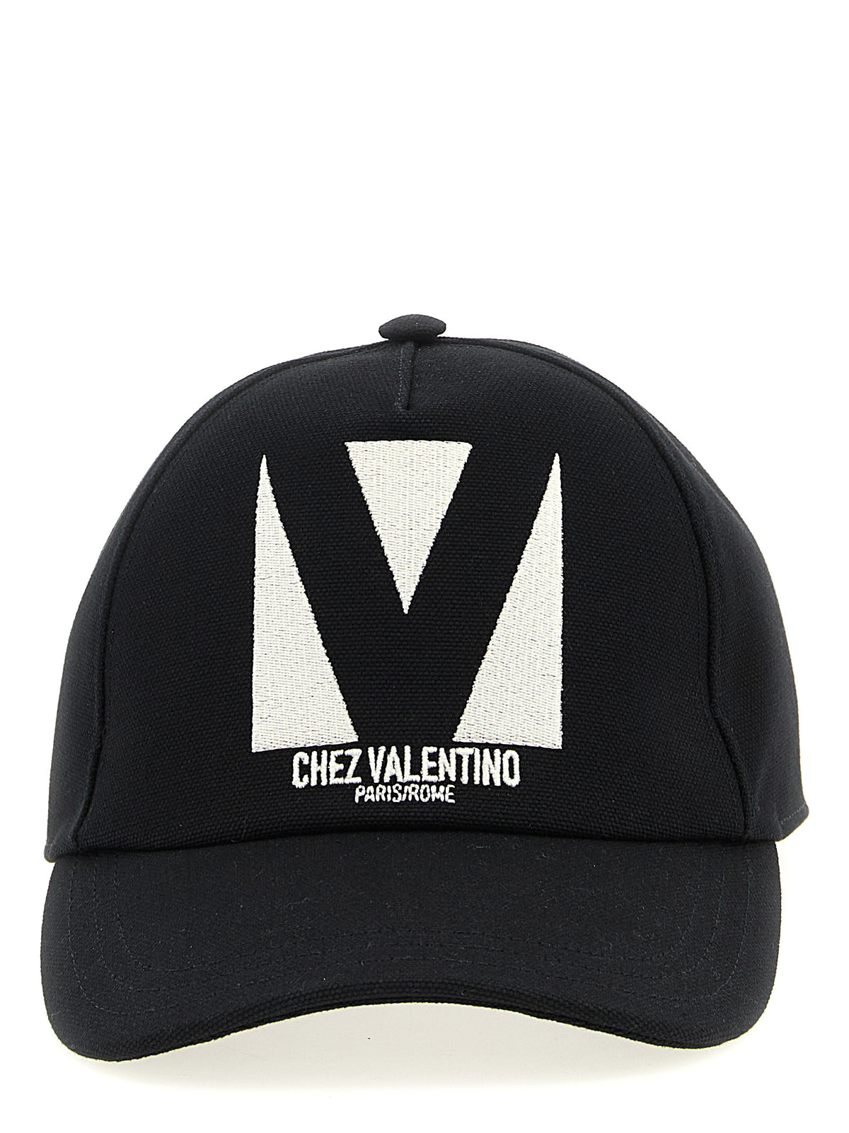 Casquette De Baseball Valentino Garavani En Coton Noir