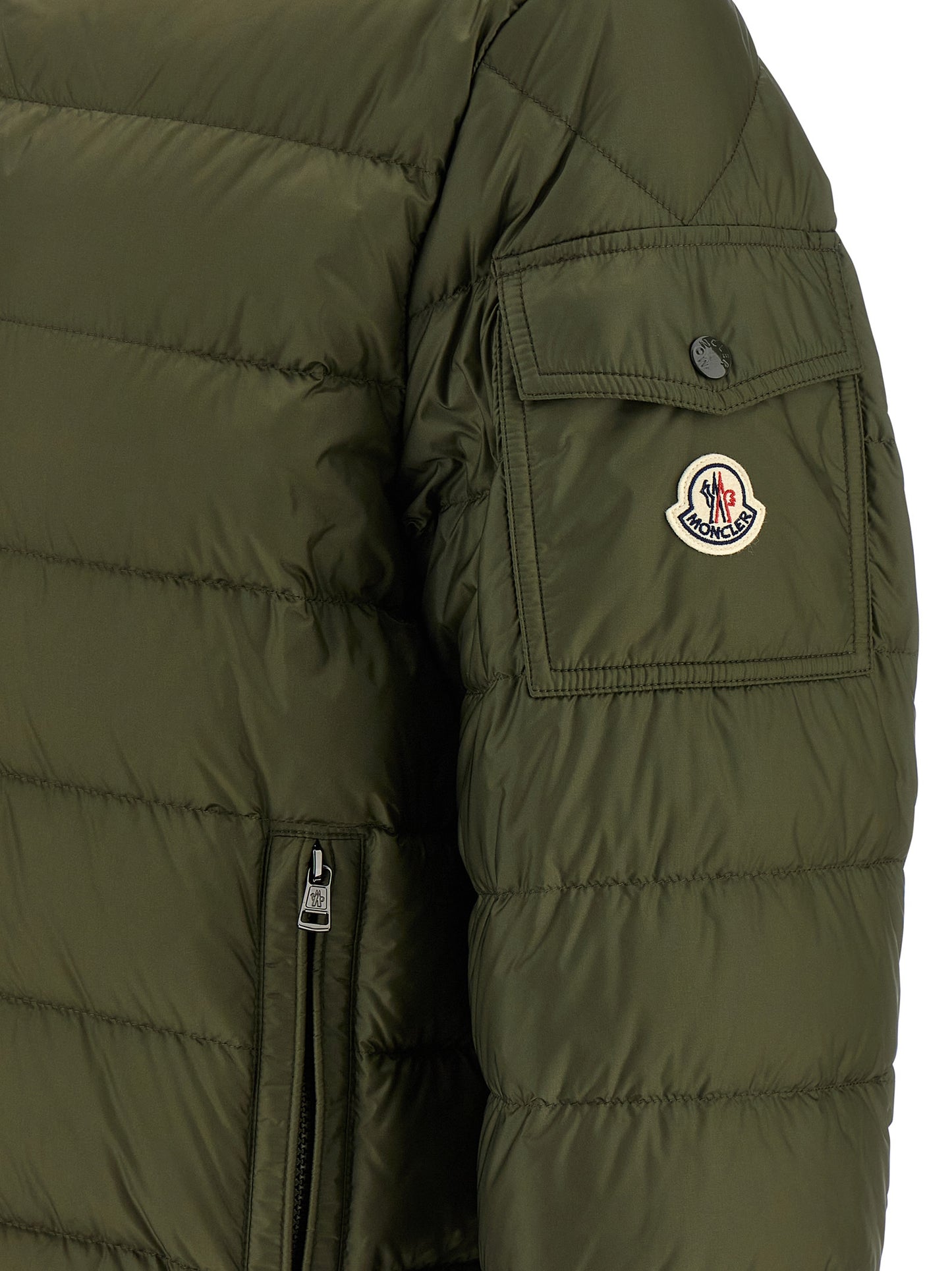 Chaqueta Moncler Najan Poliamida Bicolor Largo Completo