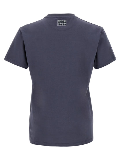 Camiseta Fendi azul de algodón