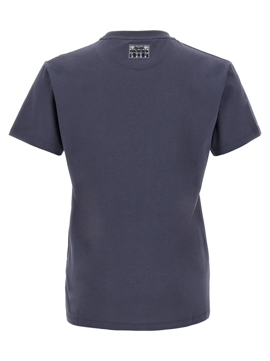 Camiseta Fendi azul de algodón