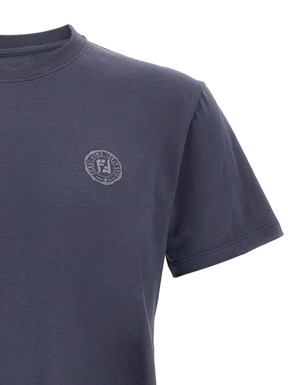 Camiseta Fendi azul de algodón