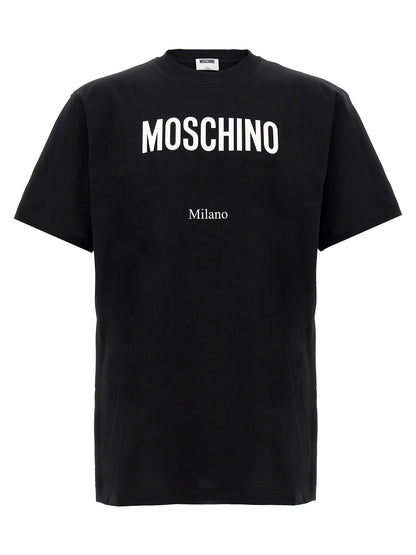 Moschino Camiseta Bicolor de Algodón