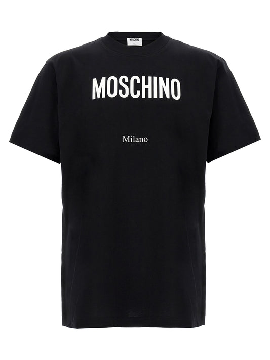 Moschino Camiseta Bicolor de Algodón