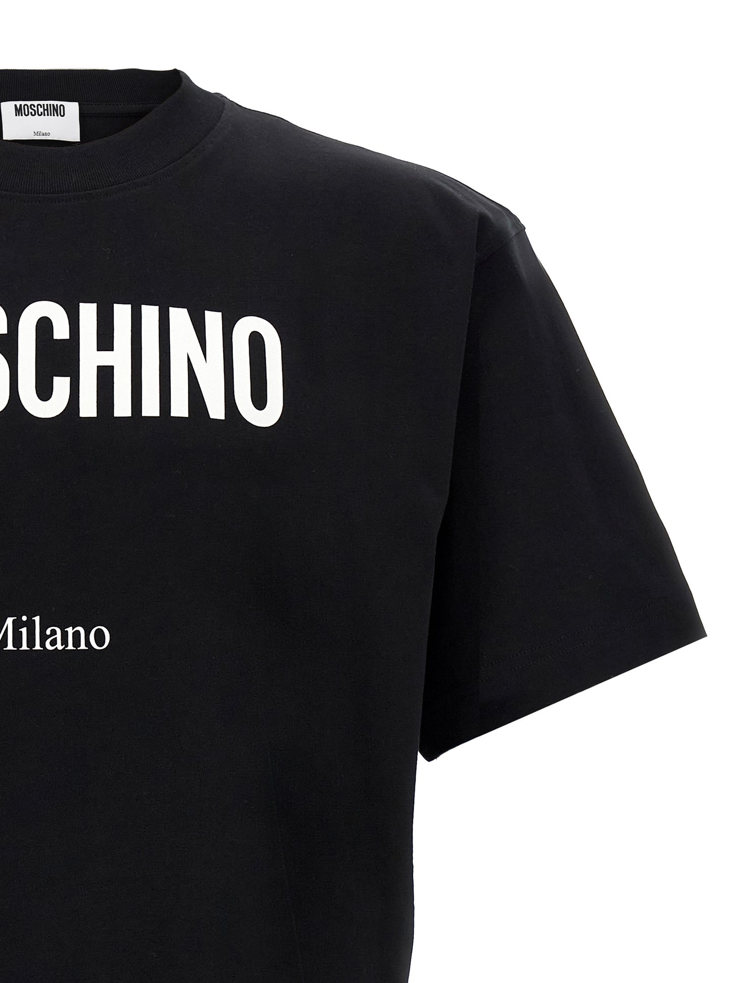 Moschino Camiseta Bicolor de Algodón