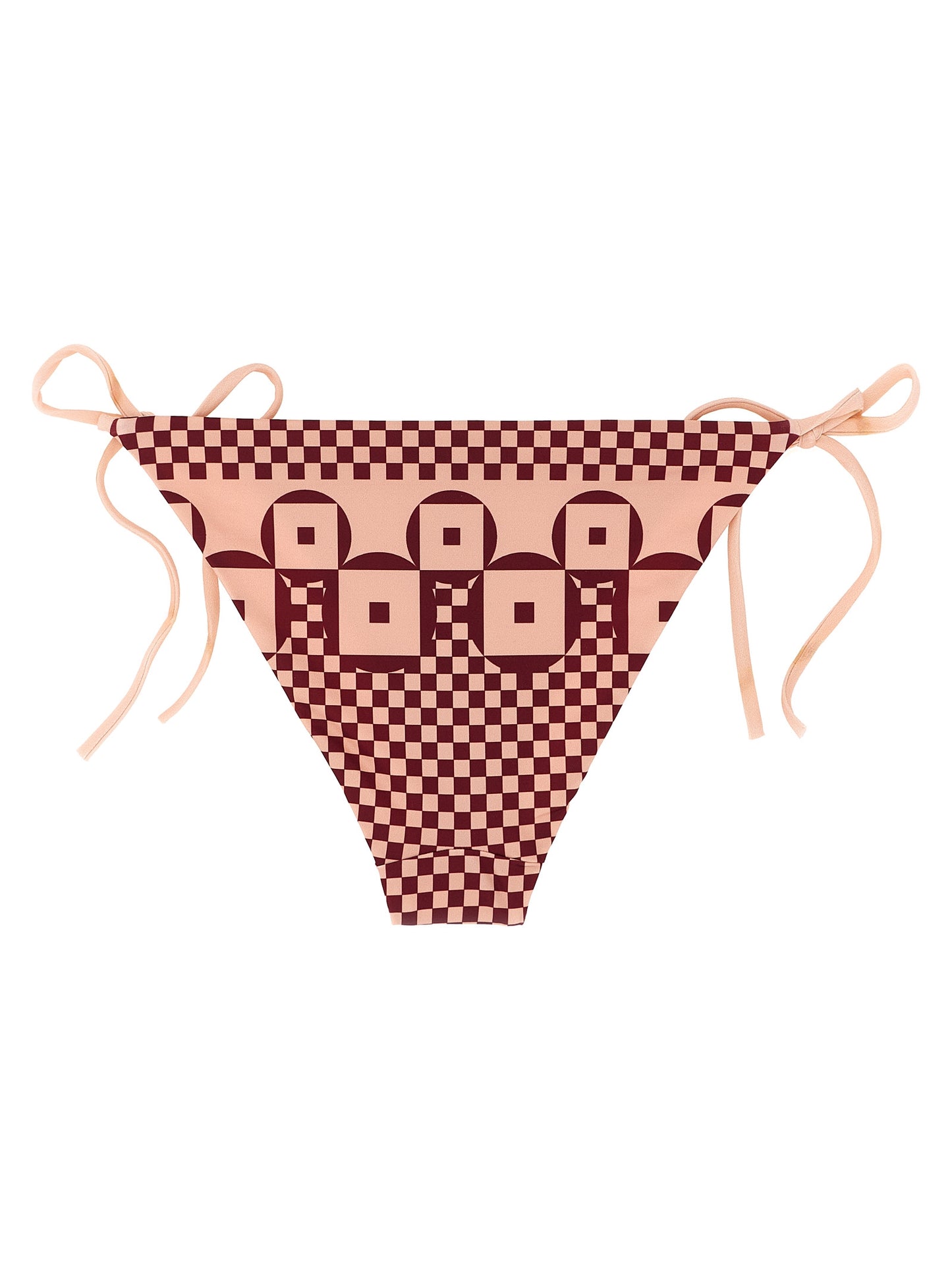 Bikini De Poliamida Multicolor Fendi Con Cordones Ajustables