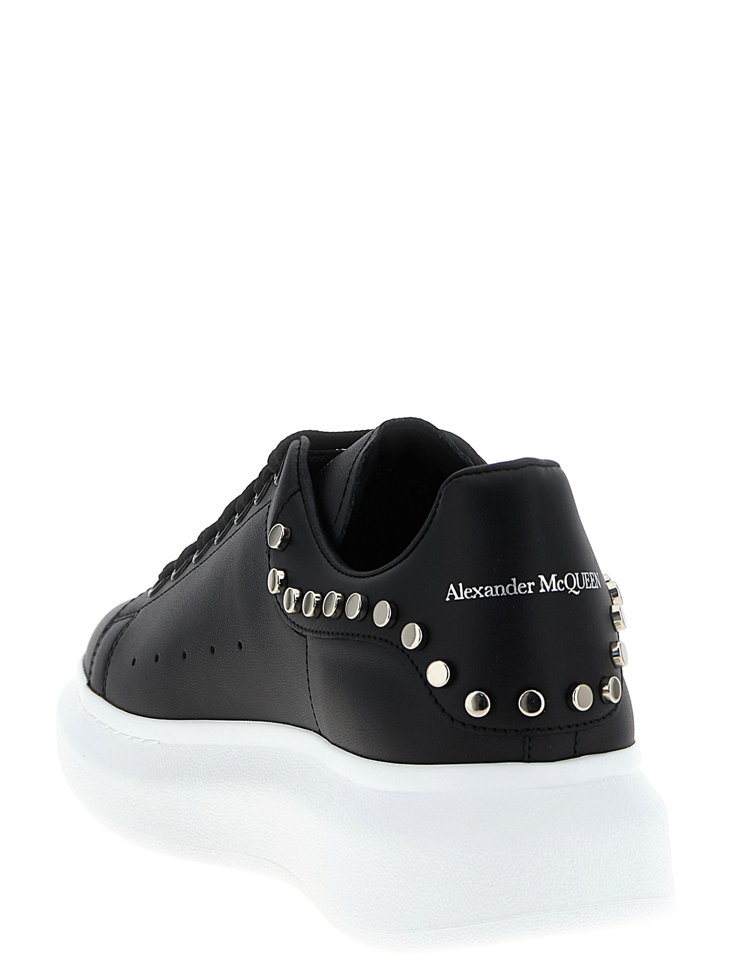 Alexander McQueen Baskets Chunky en Cuir Noir